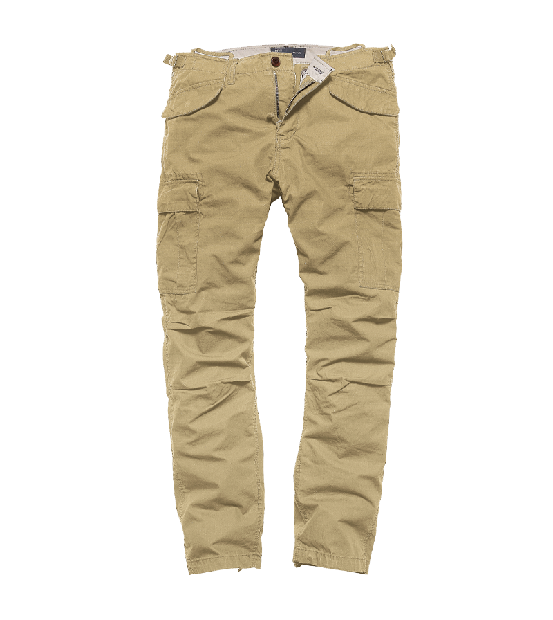 Vintage Industries
Miller M65 Hose dunkelkhaki, dunkelbeige