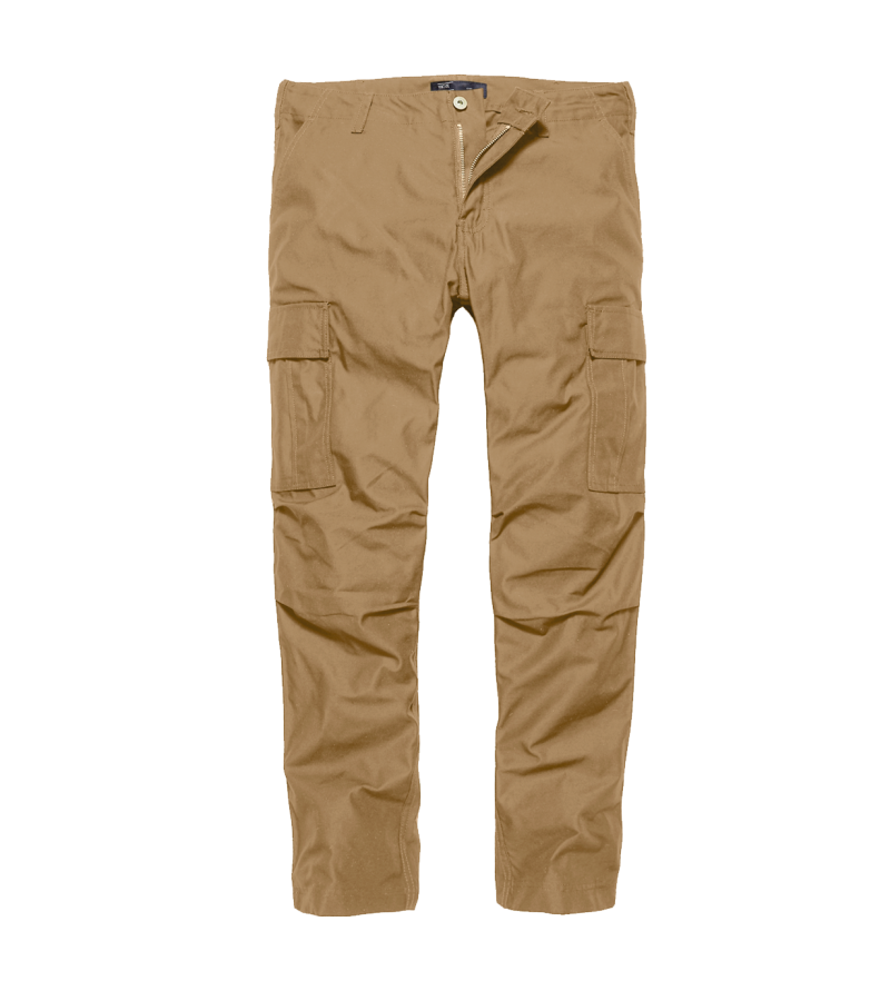Vintage Industries Owen pants dark khaki, dark beige