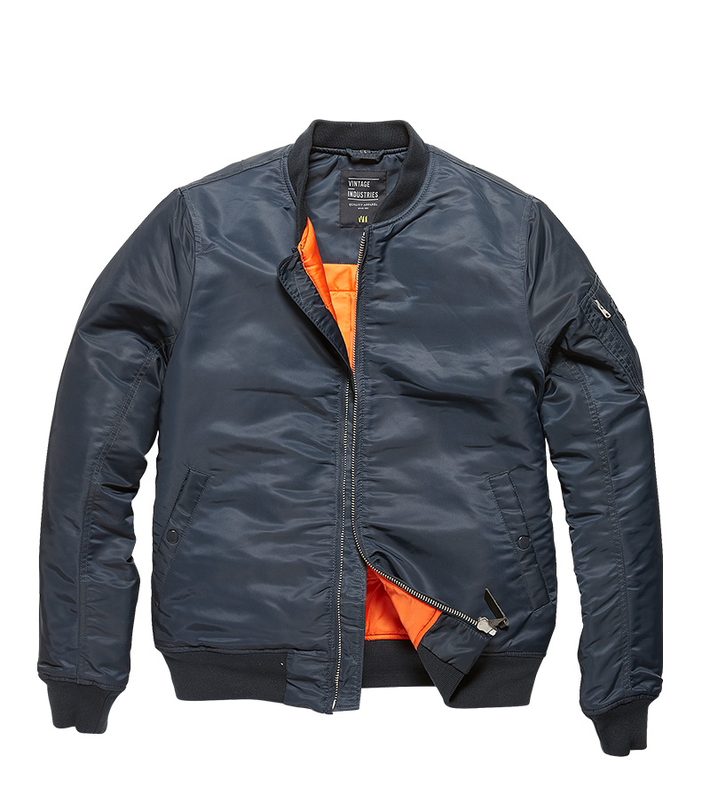 Vintage Industries Westford MA1 jacket night sky, navy blue