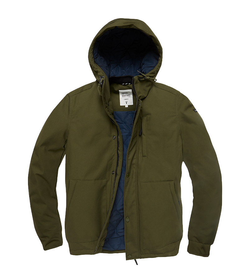 Vintage Industries Kyler jacket olive, groen