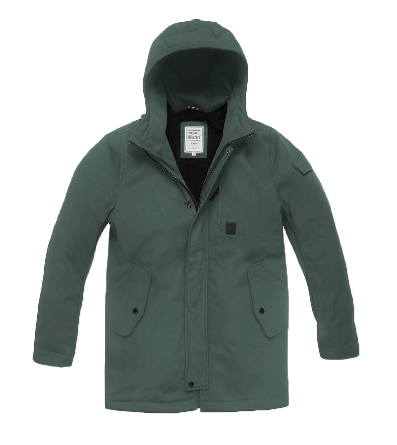 Vintage Industries Gus parka stone gray, gray
