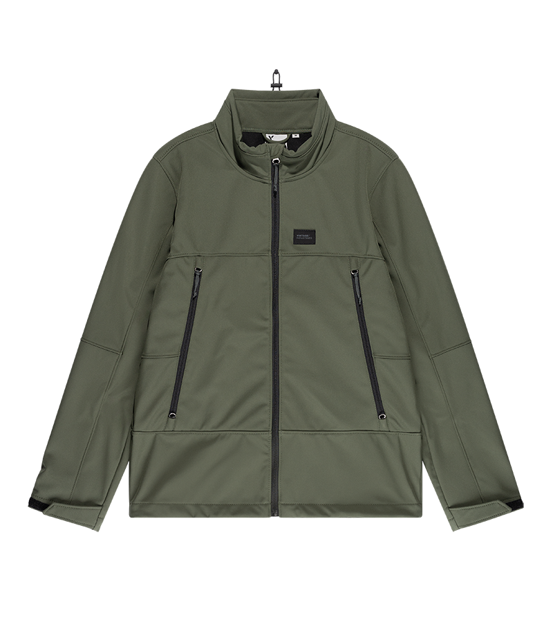 Vintage Industries Shooter Giacca A Vento Anorak, Oliva, Taglia S, Idrorepellente Con Tasca A Marsupio