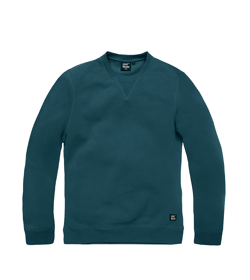 Vintage Industries Greeley crewneck sweater birch, blue
