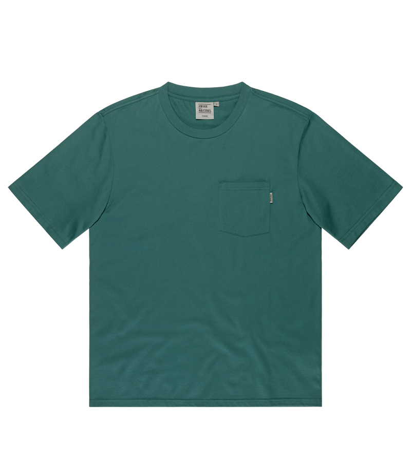 Vintage Industries Gray T-shirt s.s. ocean blue, licht blauw