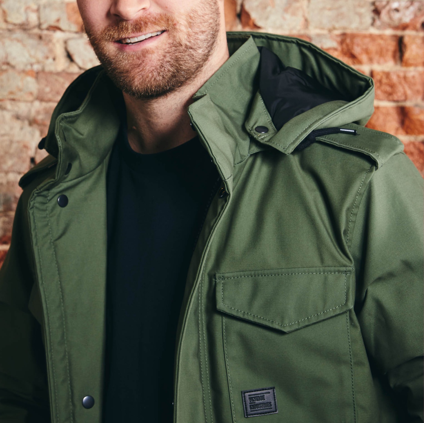 Vintage Industries Darren Parka – robuuste en waterafstotende herenparka voor elk seizoen